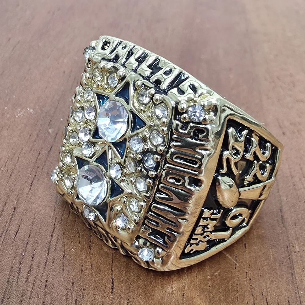 Dallas Coboys Championship Ring 1977 Men's 11 Fan‎ Edituon Martin Gold